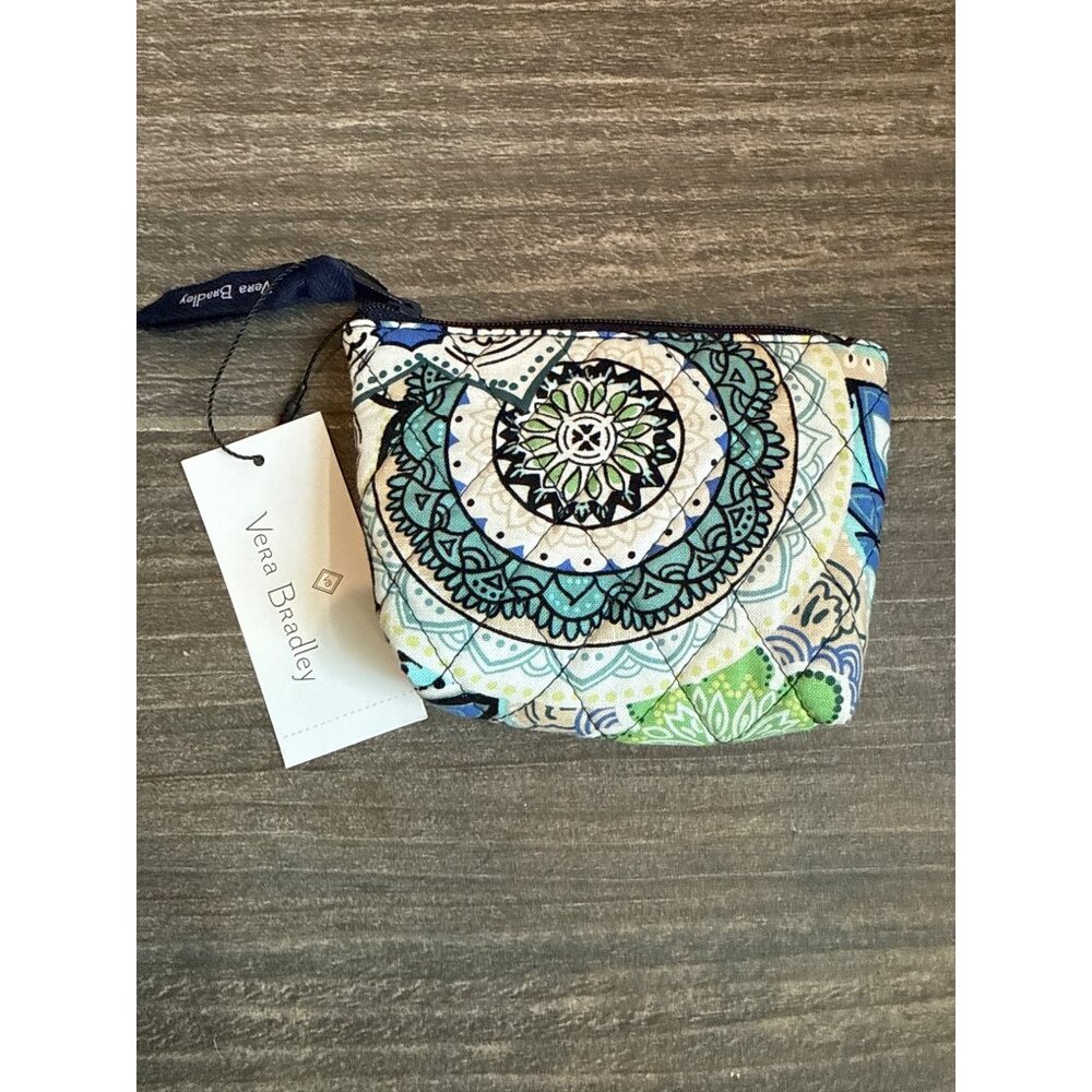 NWT Vera Bradley Coin Purse Sketched Medallion Mini Wallet